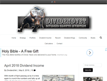 Tablet Screenshot of dividendvet.com